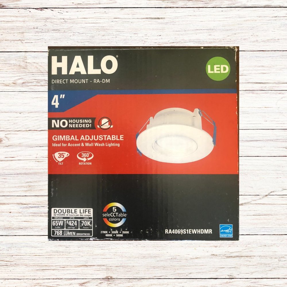 Halo 4" Gimbal Adjustable LED